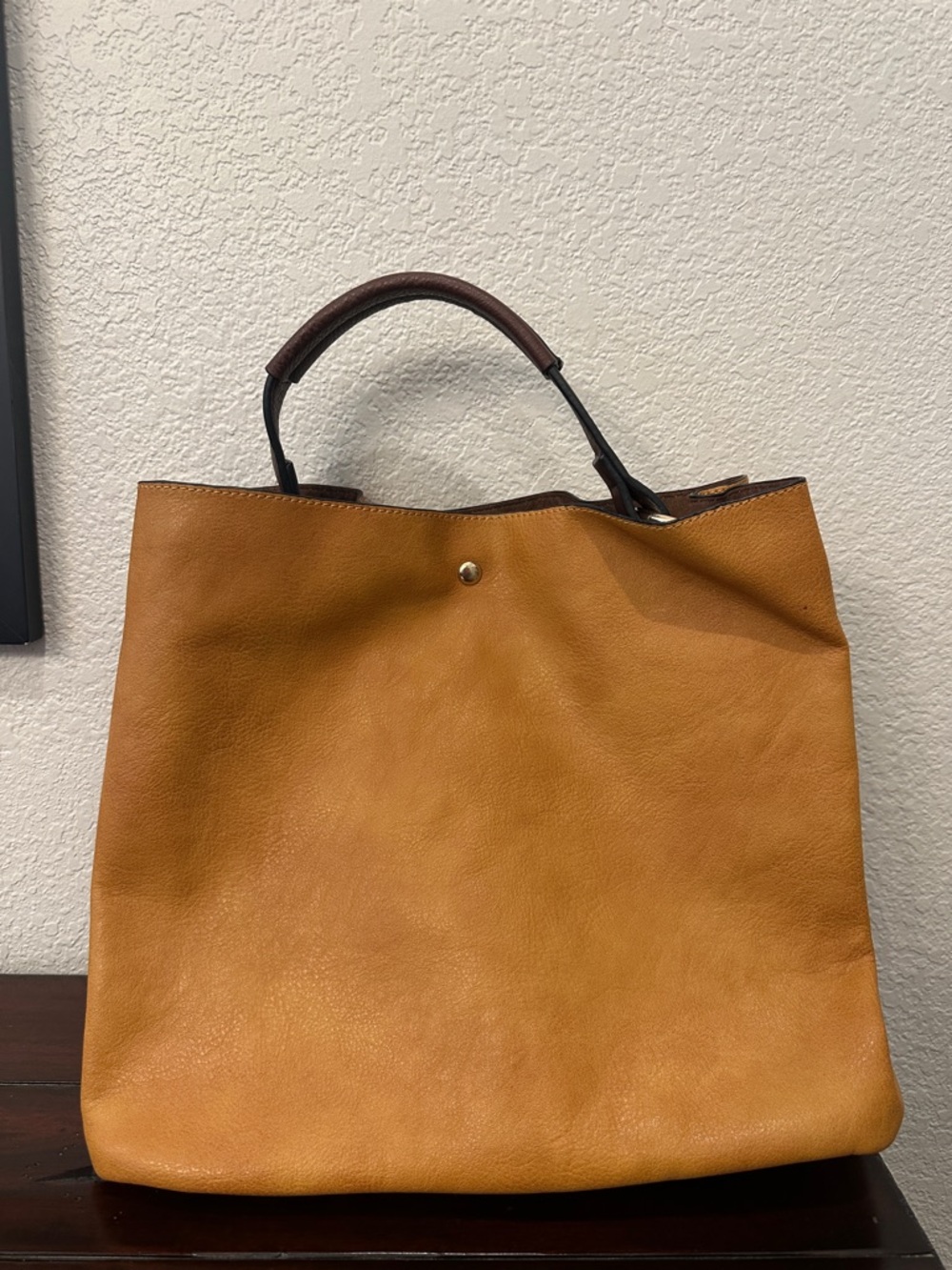 Classic Tan Tote Bag - Women